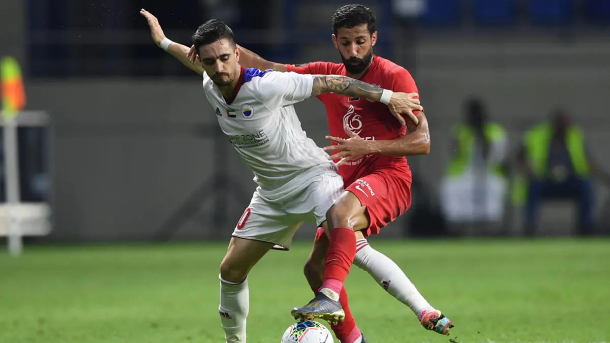 الشارقة يتوّج بطلًا لكأس سوبر الخليج العربي بالفوز على شباب الأهلي دبي بركلات الترجيح (فيديو)