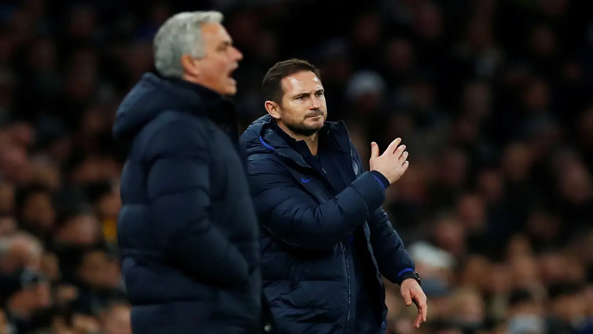 مباراة توتنهام ضد تشيلسي.. التلميذ لامبارد يتفوق على أستاذه مورينيو (فيديو)