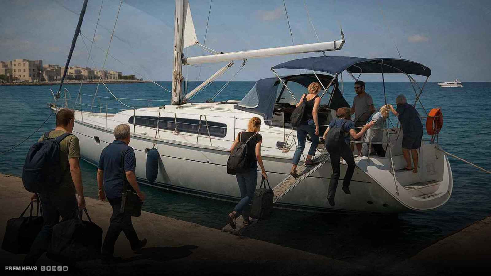 من 600 إلى 1000 دولار للفرد.. هروب إسرائيلي بحرا عبر اليخوت (فيديو إرم)