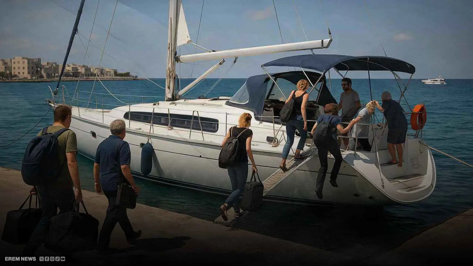 من 600 إلى 1000 دولار للفرد.. هروب إسرائيلي بحرا عبر اليخوت (فيديو إرم)