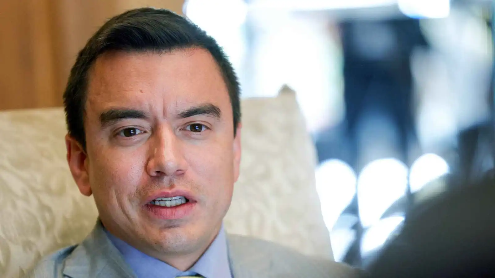  الرئيس الإكوادوري دانييل نوبوا 