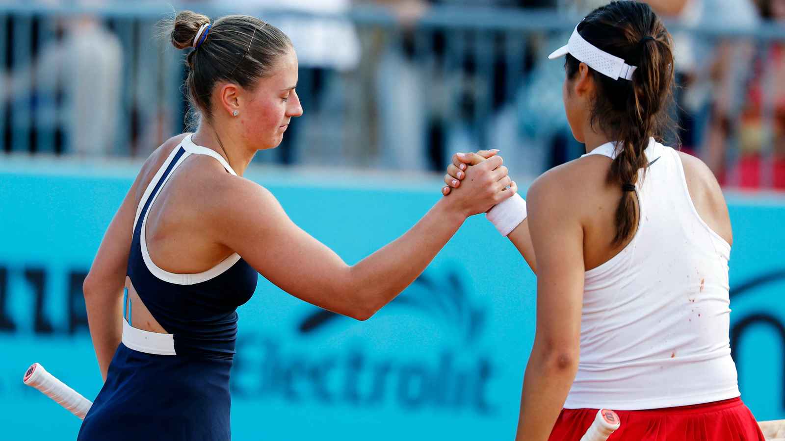 نجمة تنس أوكرانية تحتفل مع كلبها بالتأهل في بطولة مدريد (فيديو وصور)