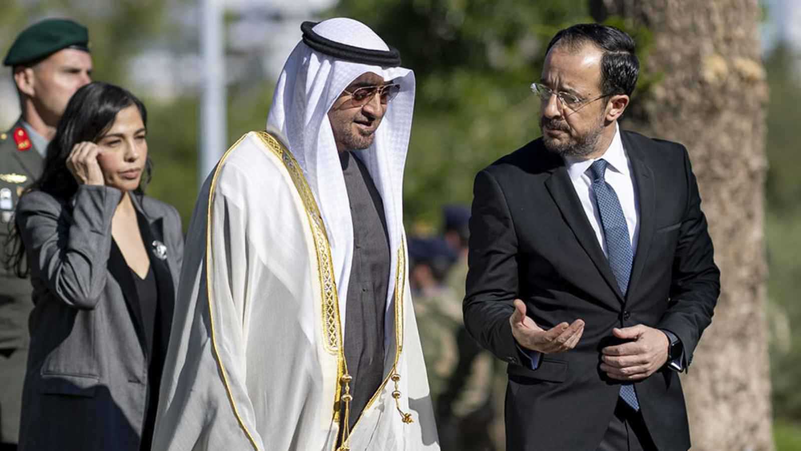 رئيس الإمارات والرئيس القبرصي يبحثان الشراكة الشاملة بين البلدين