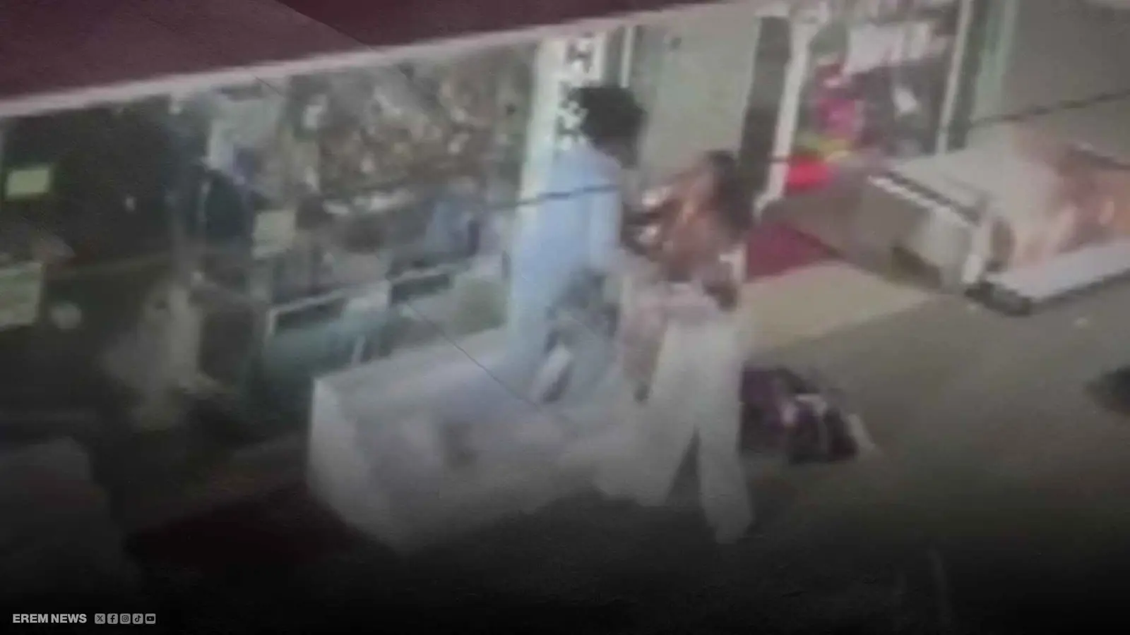 لقطة من المشاجرة