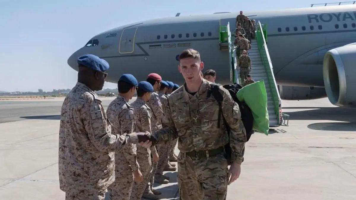 السعودية تجري تمرينًا جويًا مع بريطانيا‎ (صور)