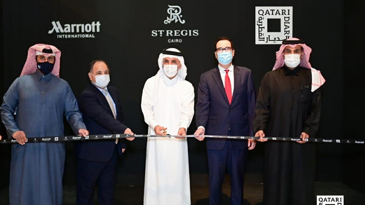 بحضور وزيري مالية قطر ومصر.. افتتاح فندق بالقاهرة