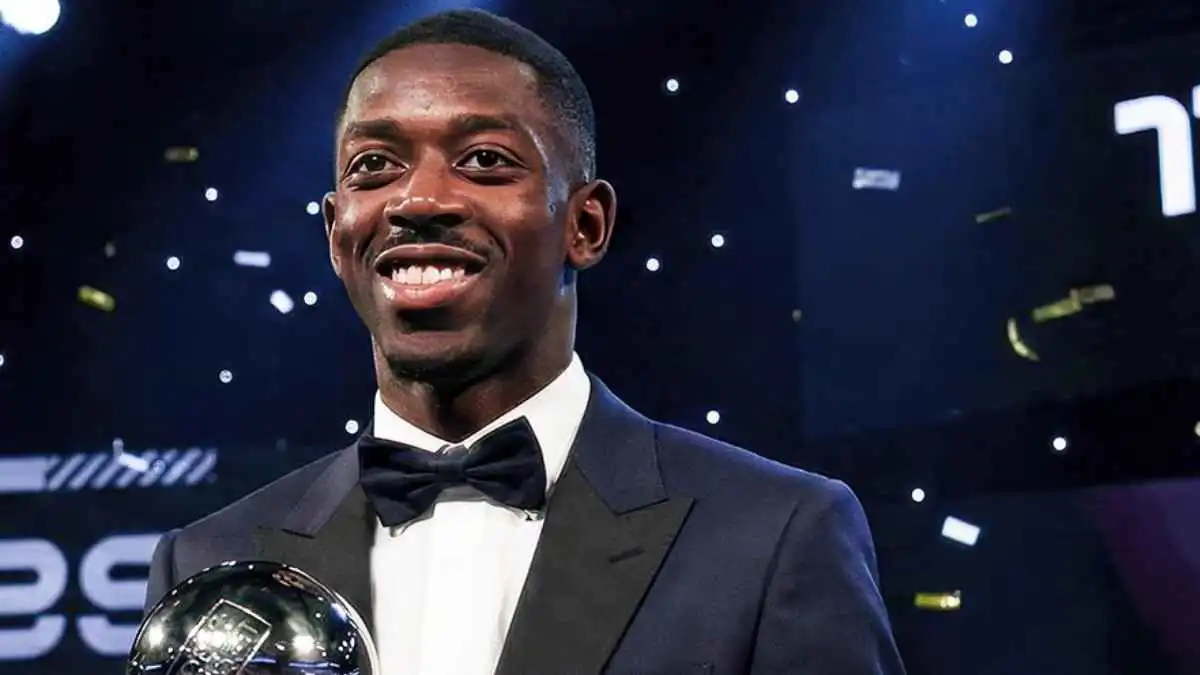 عثمان ديمبيلي يتوج بجائزة THE BEST أفضل لاعب في العالم 2025