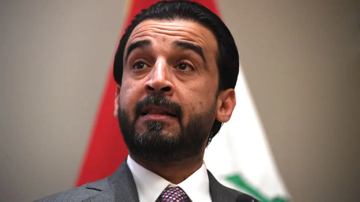 من طهران.. رئيس البرلمان العراقي يشدد على "احترام سيادة الدول"