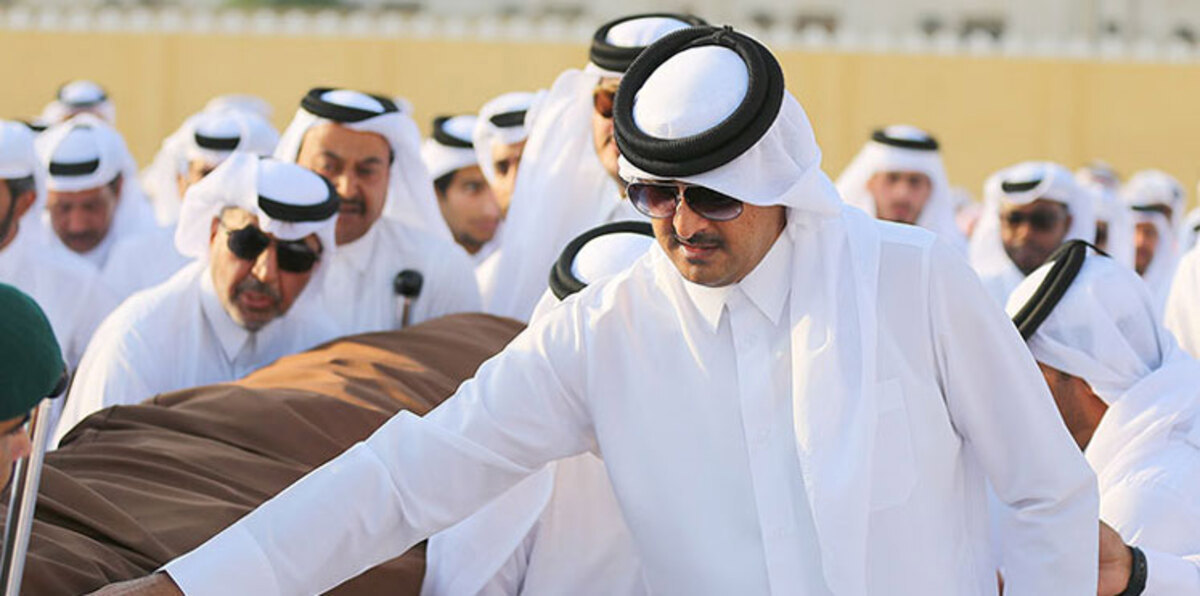 قطر تشيّع الأمير الأسبق خليفة بن حمد (فيديو وصور)