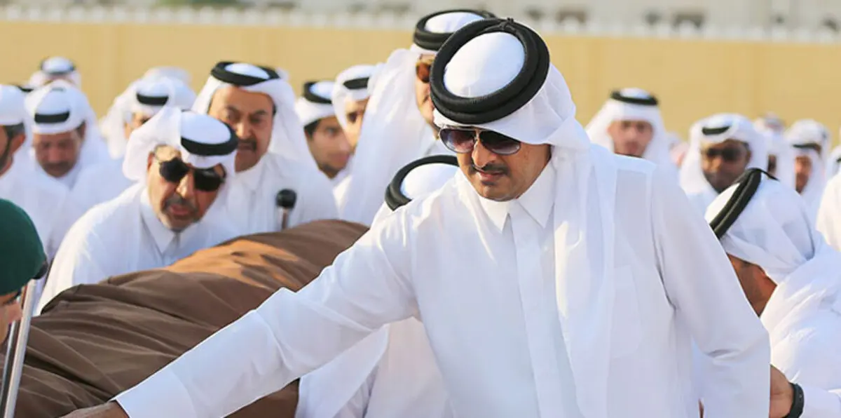 قطر تشيّع الأمير الأسبق خليفة بن حمد (فيديو وصور)