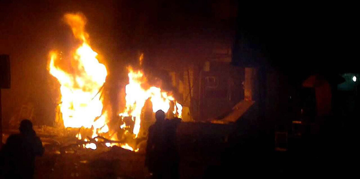 انفجار عنيف يستهدف مبنى فرع حزب "البعث" في حلب