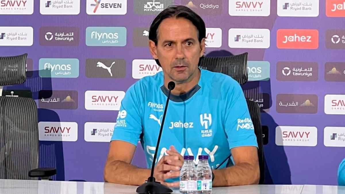 إنزاغي: محظوظ بوجود سالم الدوسري.. ولا أفكر في لقاء الاتحاد