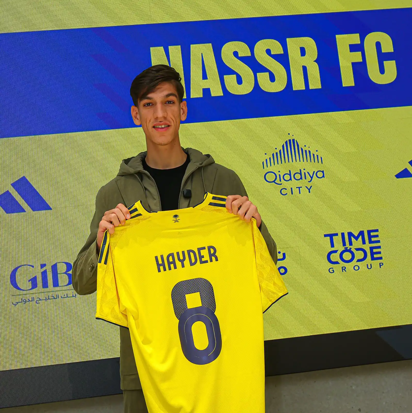 حيدر عبد الكريم بقميص النصر