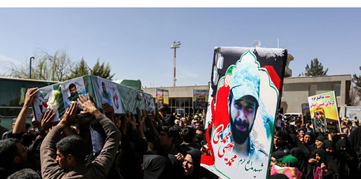 تشييع جثامين 6 من  مقاتلي "فيلق فاطميون" الأفغاني الذي تدعمه إيران بسوريا