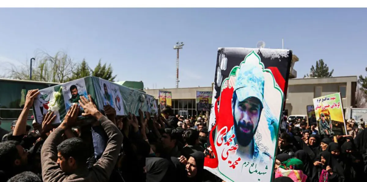 تشييع جثامين 6 من  مقاتلي "فيلق فاطميون" الأفغاني الذي تدعمه إيران بسوريا