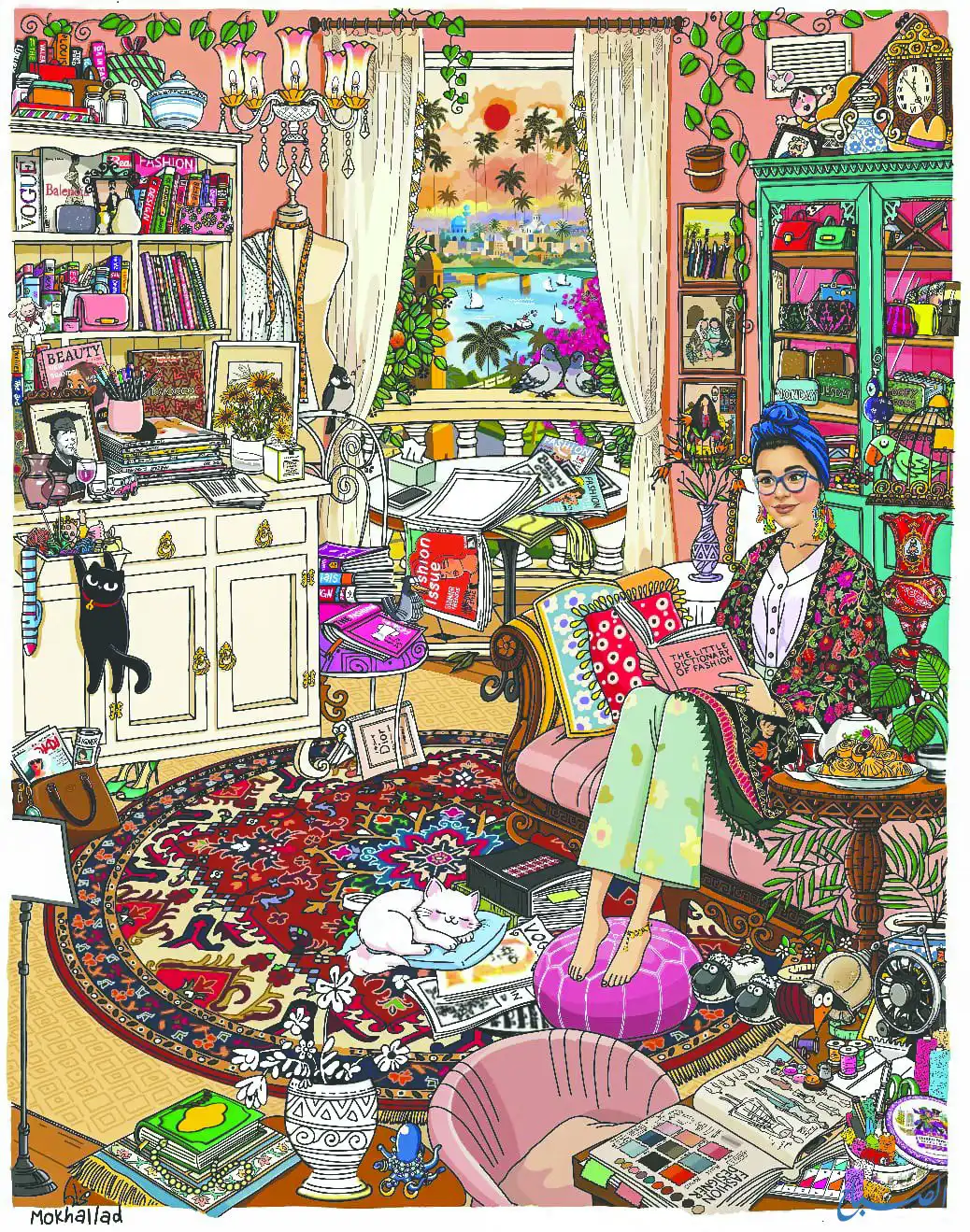 لوحة فتاة دجلة 