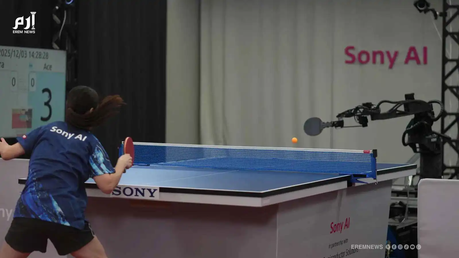 روبوت "البينغ بونغ".. ابتكار يحرج لاعبي نخبة تنس الطاولة (فيديو إرم)