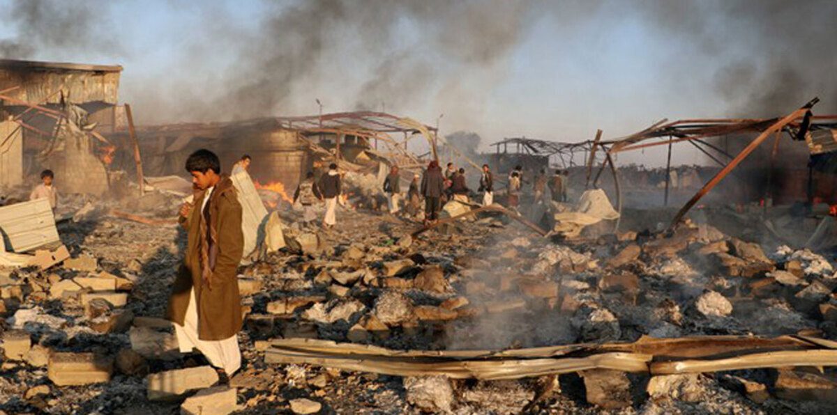 التحالف العربي يقصف موقعين أمنيين للحوثيين في ذمار باليمن