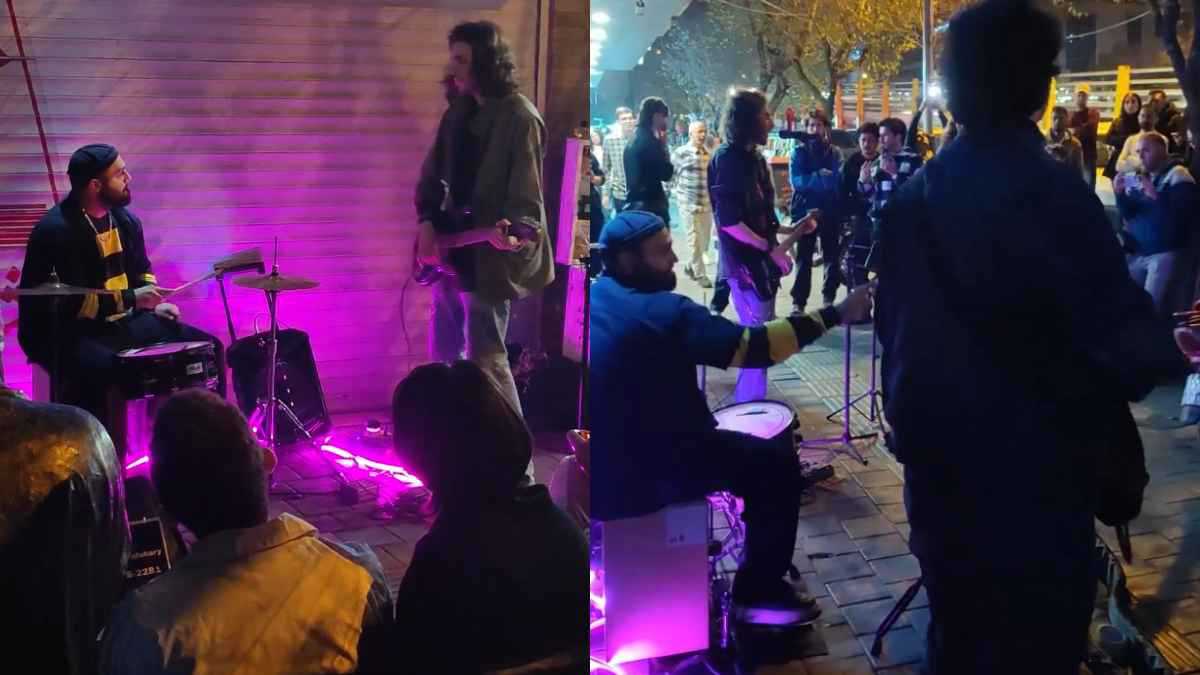 حدث نادر.. عروض "موسيقى الروك"  شوارع طهران (فيديو)