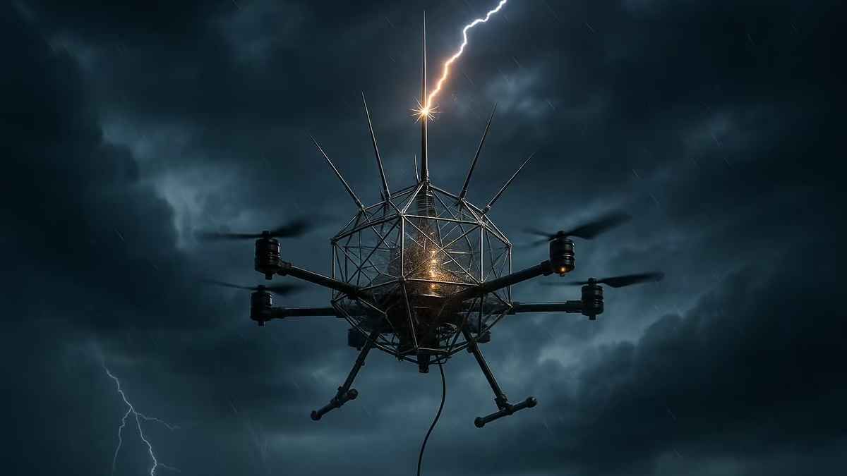مسيّرات تصطاد البرق في السماء.. اختراع ياباني يتحدى الصواعق