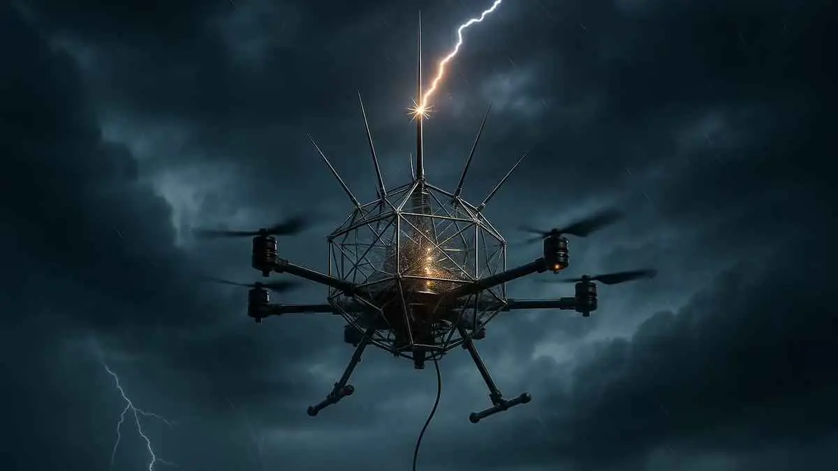 مسيّرات تصطاد البرق في السماء.. اختراع ياباني يتحدى الصواعق