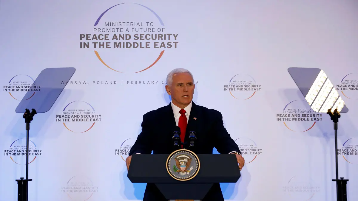 بنس يدعو الأوروبيين إلى الانسحاب من الاتفاق النووي مع إيران