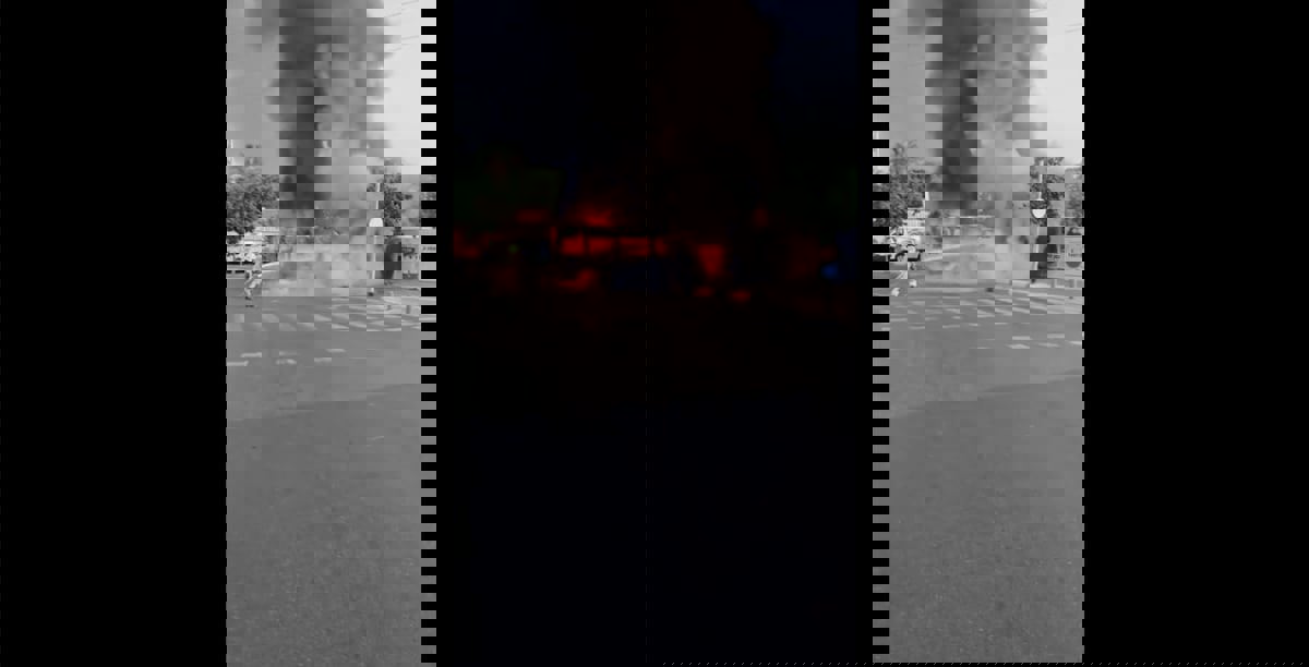 انفجار حافلة في تل أبيب وسط إسرائيل (فيديو)