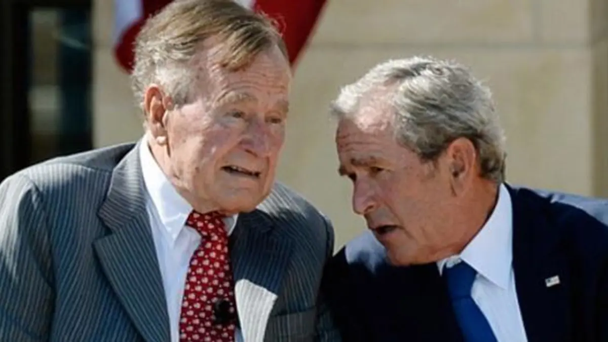 رحيل جورج بوش الأب