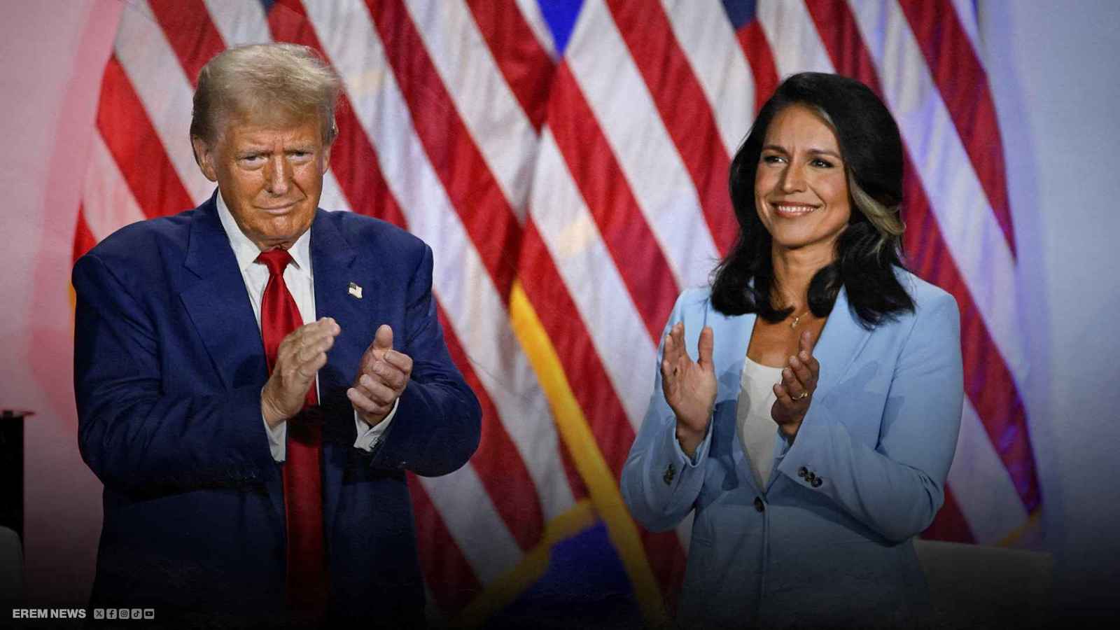 دونالد ترامب وتولسي جابارد