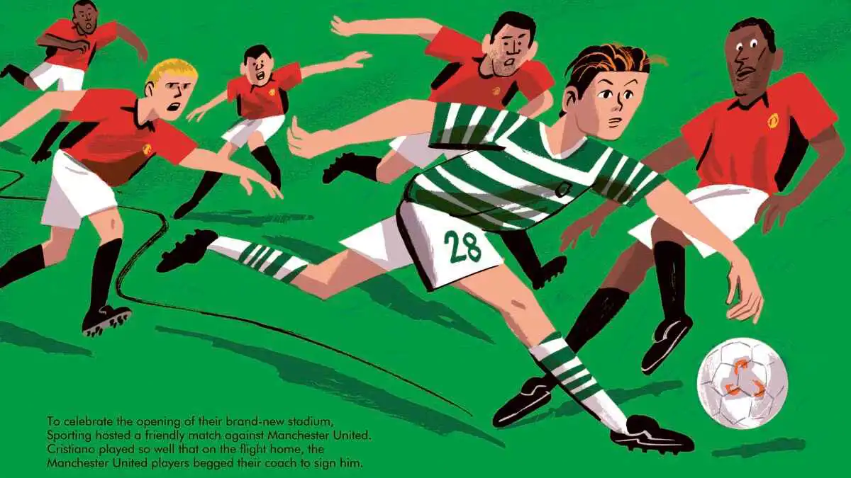 كريستيانو رونالدو يتصدر أشهر سلسلة كتب أطفال في بريطانيا (صور)