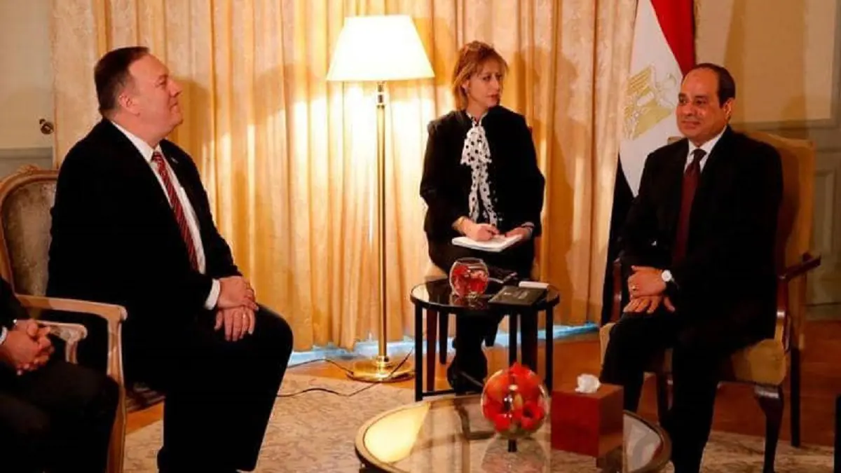 السيسي وبومبيو يطالبان من برلين بـ"آلية واضحة توافقية" لحل الأزمة الليبية