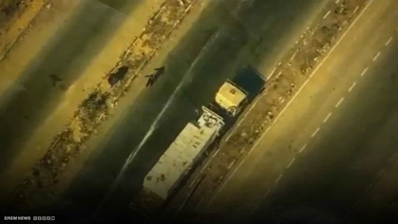 فيديو أمريكي يوثق نهب شاحنة مساعدات في غزة.. من الفاعل؟