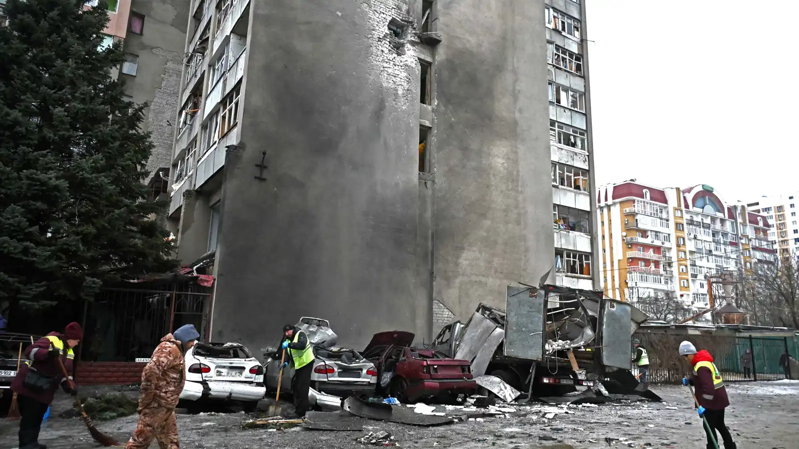 روسيا تشن هجوماً واسعاً على أوكرانيا قبيل اجتماع مرتقب في جنيف