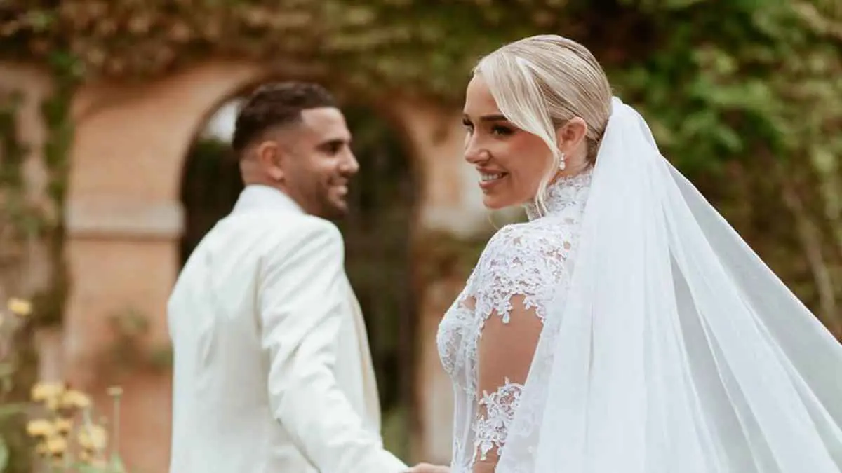 "أشعر بأمان أكبر".. زوجة رياض محرز تكشف الفارق بين حياتها في السعودية وإنجلترا