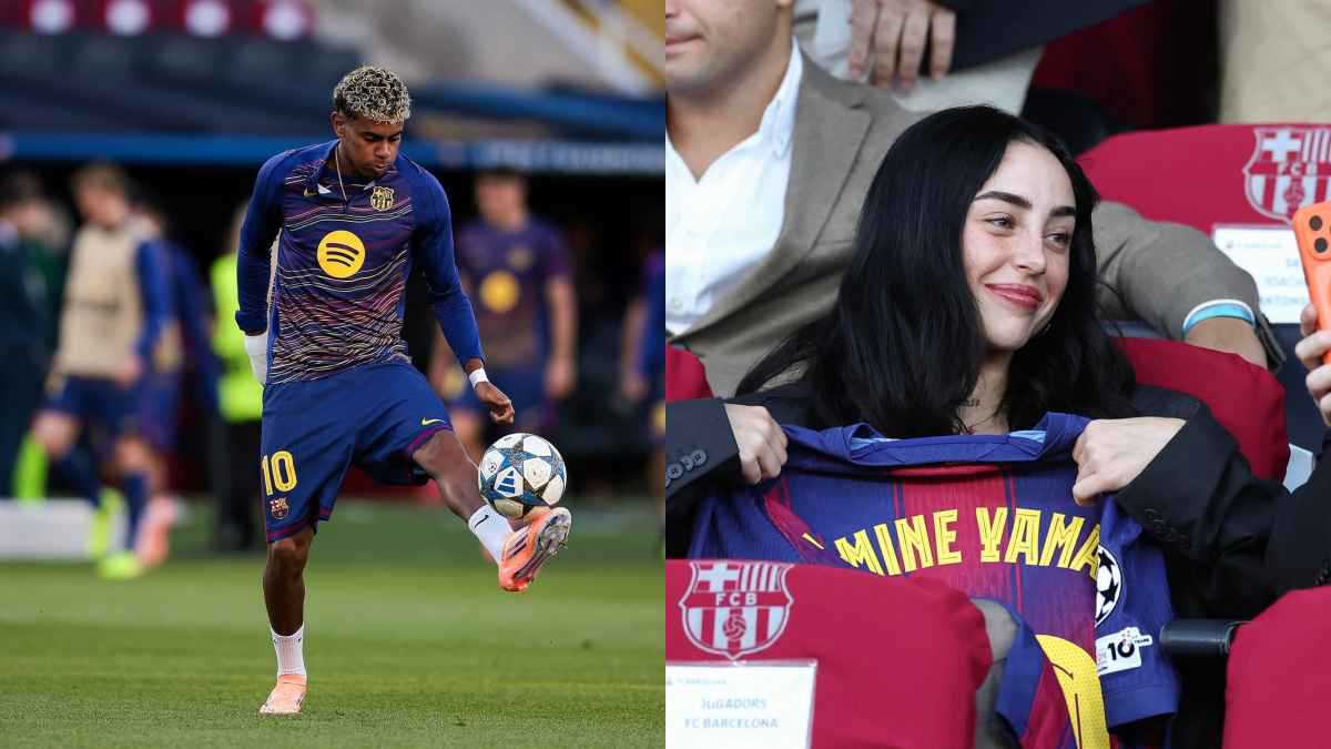 بحضور صديقته نيكي نيكول.. يامال يحقق إنجازاً تاريخياً في دوري أبطال أوروبا