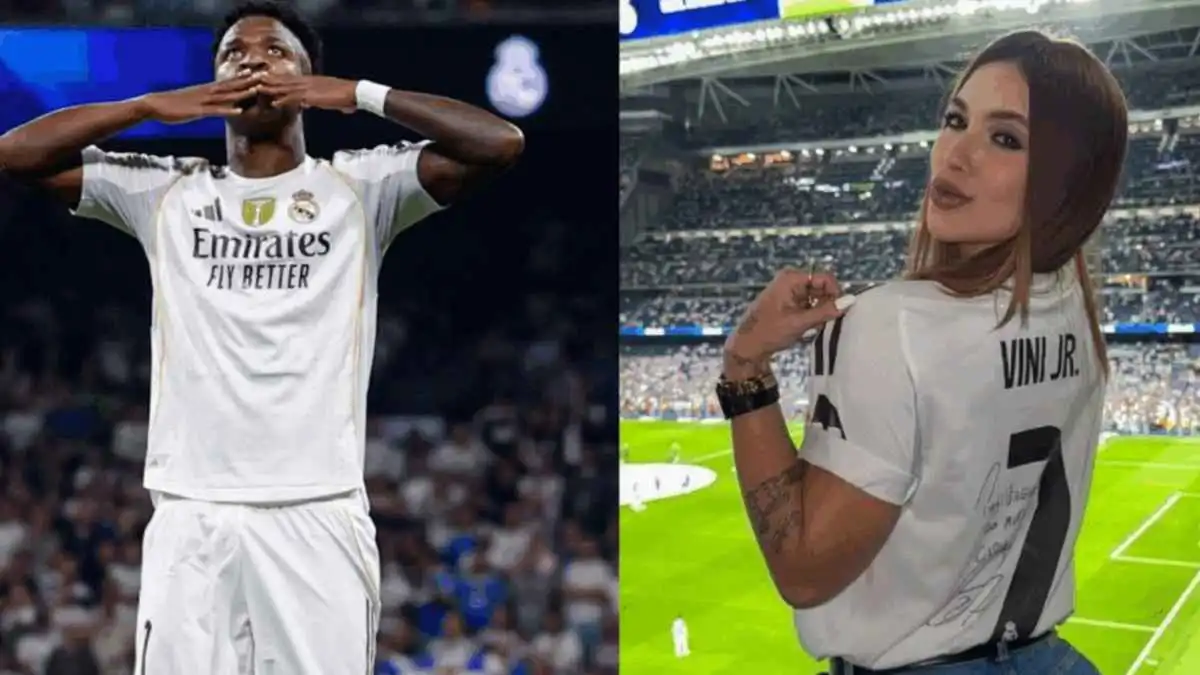 حسناء برازيلية فضحته.. فينيسيوس جونيور يخون صديقته الجديدة (صور)