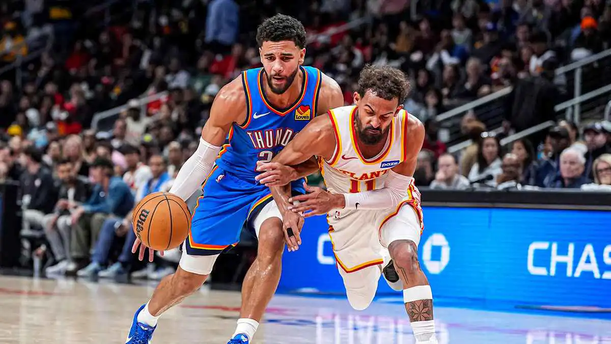 NBA.. ثاندر يواصل انطلاقته المثالية في دوري السلة الأمريكي بالفوز على هوكس