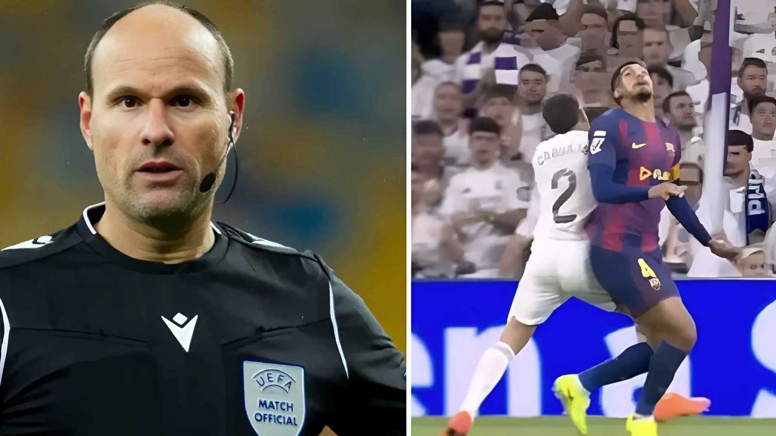 ماتيو لاهوز يفجر الجدل حول ضربة جزاء غير محتسبة لبرشلونة في الكلاسيكو (فيديو)