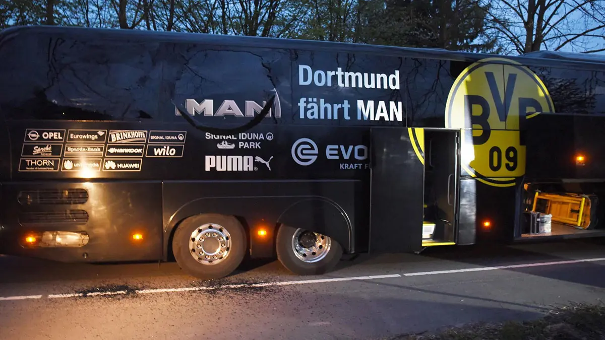 الحكم على مفجر حافلة بروسيا دورتموند بالسجن 14 عامًا