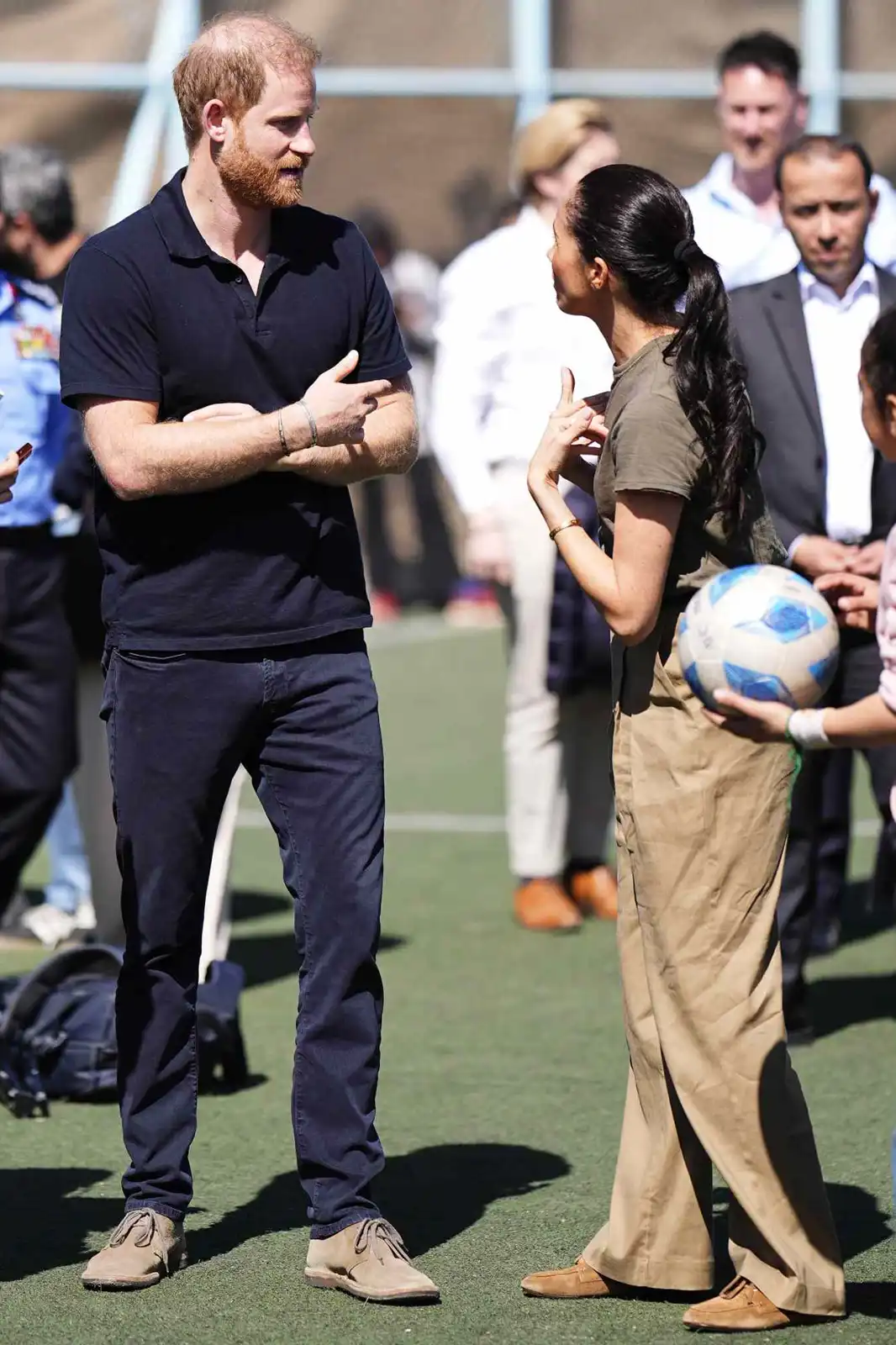 ميغان ماركل والأمير هاري في الأردن