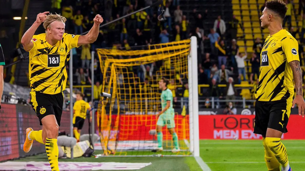 بروسيا دورتموند يهزم مونشنغلادباخ في افتتاح مشواره بالدوري الألماني