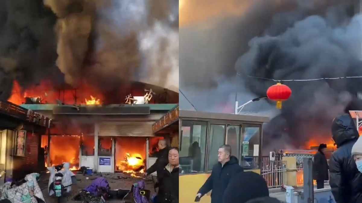 8  قتلى و15 جريحاً جرّاء حريق بسوق شعبي في الصين (فيديو)