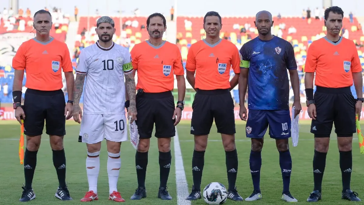 أوسوريو ينتقد حكم مباراة الزمالك والشباب في البطولة العربية