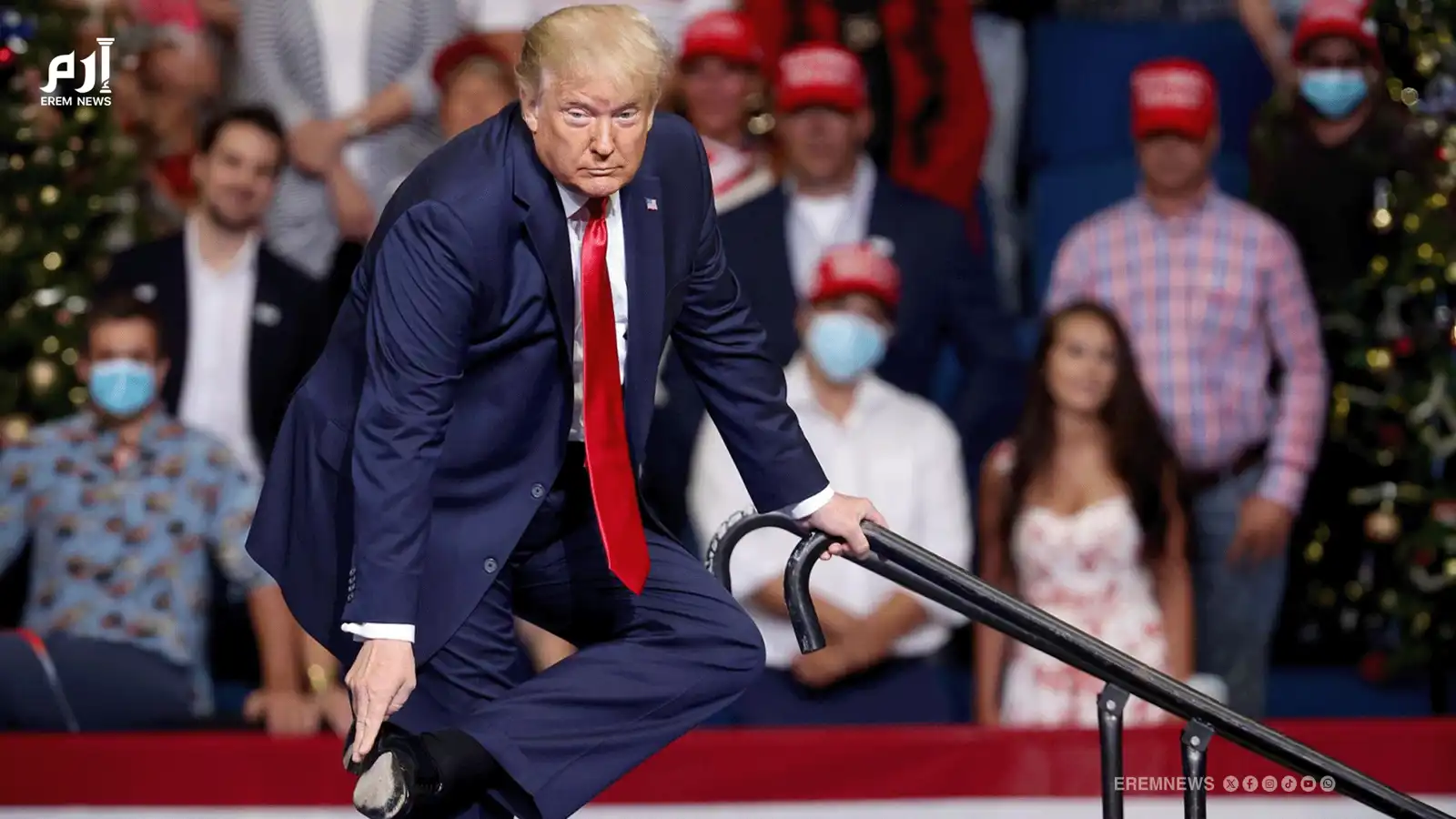 هوس الأحذية في البيت الأبيض.. قصة غريبة عن ترامب (فيديو إرم)