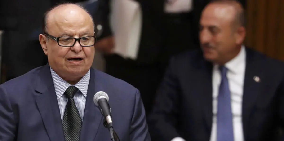 الرئيس اليمني يتهم الحوثيين بتجنيد اللاجئين كمرتزقة للقتال معهم