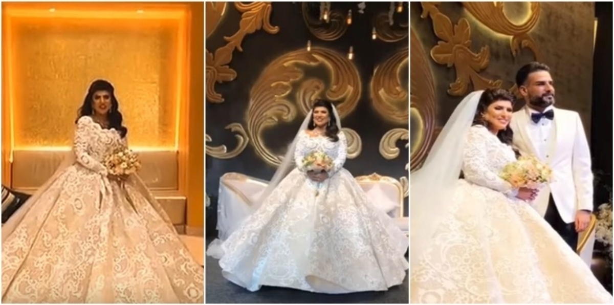 بالفيديو.. حفل زفاف الفنانة الكويتية غدير السبتي وأحمد الفردان