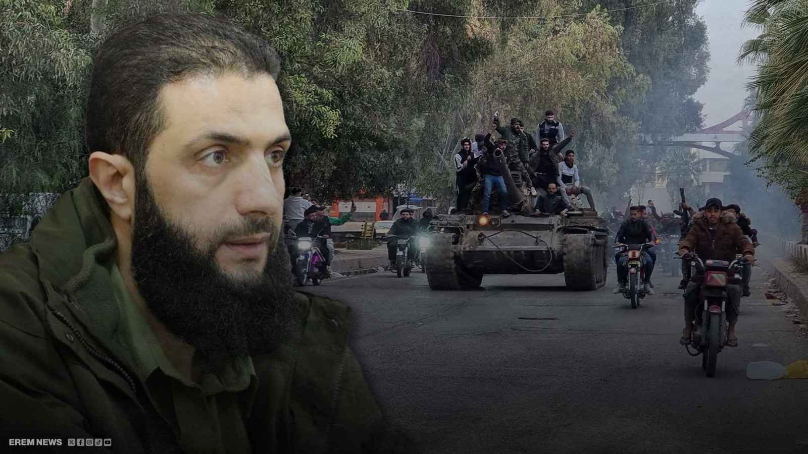   أول رسالة بعد دخول دمشق