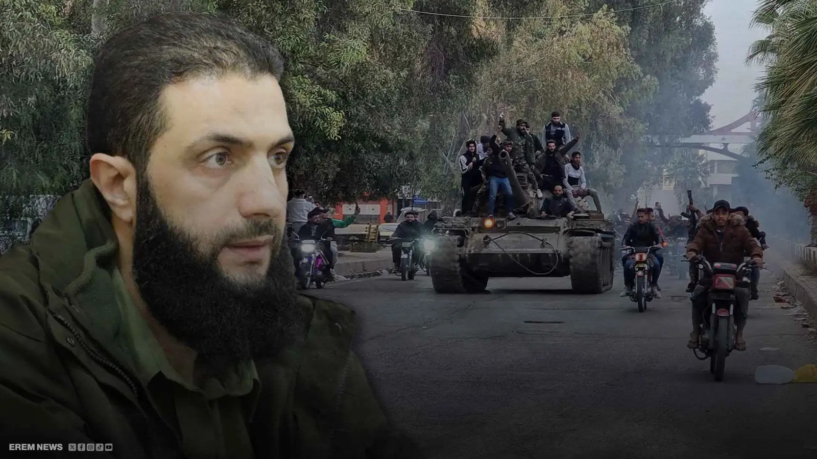   أول رسالة بعد دخول دمشق