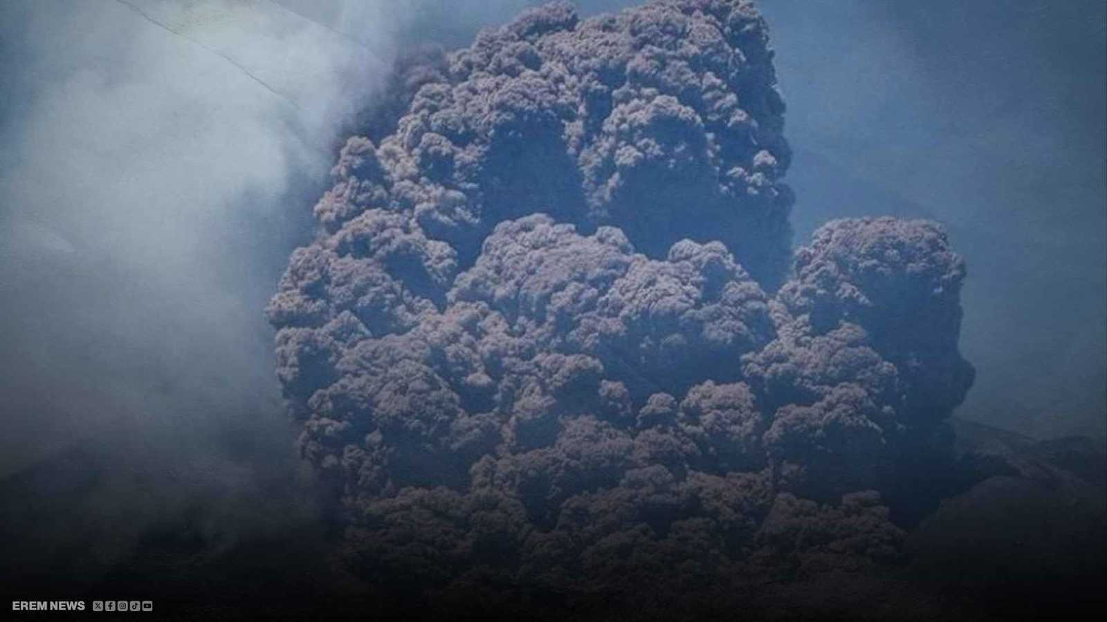 مواد متوهجة في الفوهة.. "البركان الأخطر" يستنفر أوروبا (فيديو إرم)