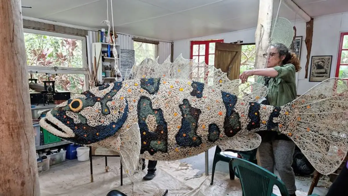 عرض منحوتات للشعاب المرجانية تحاكي الحياة البحرية في "إكسبو دبي 2020" (صور)